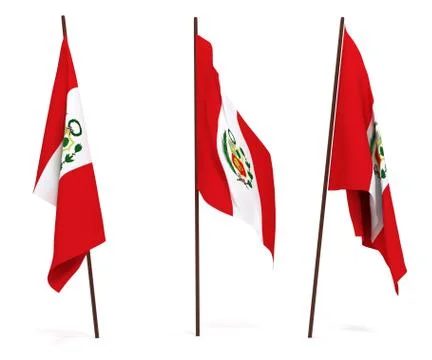 Flag of Peru Stock Photos