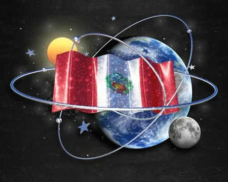 Flag Peru quality designer flag Illustration