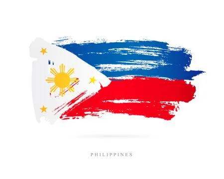 Flag of the Philippines. Abstract concept Illustrazione stock