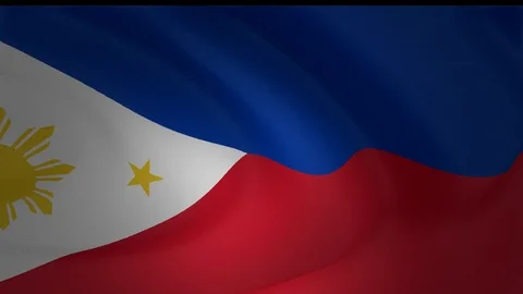 Flag Of Philippines Chile Animation Loop Collection Stock Footage 91280512