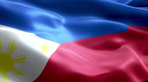 Flag Philippines Video stock 47763264