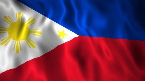 Flag Philippines Stock Footage 128176529