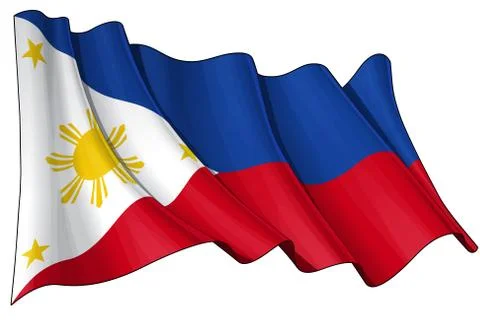 Flag of Philippines Stock Illustration