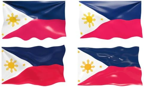 Flag of philippines Stock Illustration
