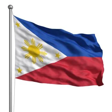 Flag of the philippines Stock Illustration