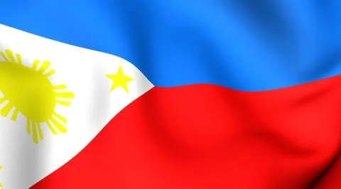 Flag of philippines Stock Illustration