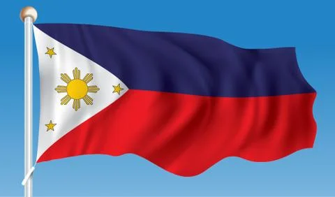 Flag of Philippines Stock Illustration