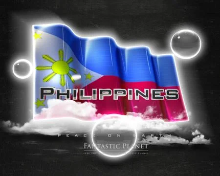 Flag Philippines quality designer flag イラスト素材
