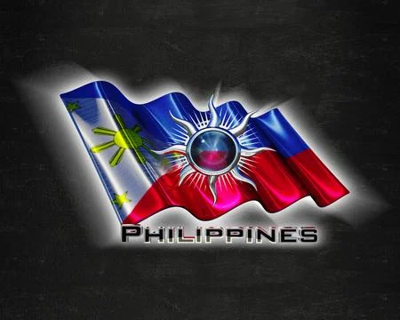 Flag Philippines quality designer flag Stock Illustration