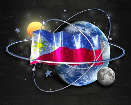 Flag Philippines quality designer flag Stock Illustration