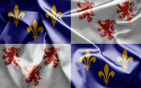 Flag of picardy Stock Illustration