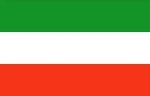 Flag of the Piotrkiv County Illustrazione stock