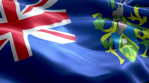 Flag Pitcairn-Islands Video stock 47763493