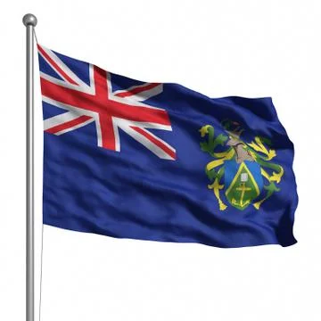 Flag of pitcairn islands Stock Illustration