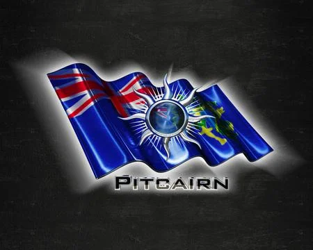 Flag Pitcairn quality designer flag Stock Illustration