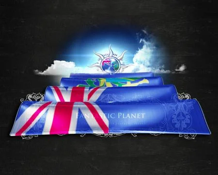 Flag Pitcairn quality designer flag Stock Illustration