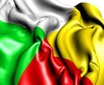 Flag of plzen Stock Illustration