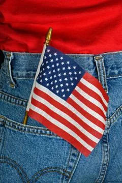 Flag in pocket Stock Photos