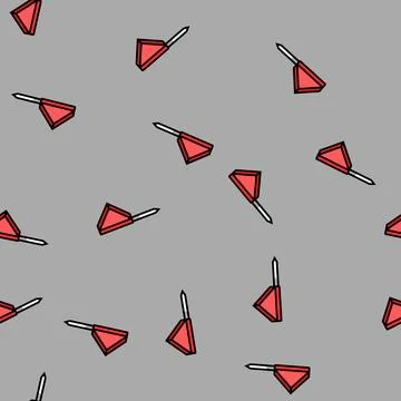 Flag pointer map location vector seamless pattern Stock Illustration