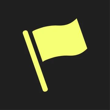 Flag pointer sign icon. 스톡 일러스트