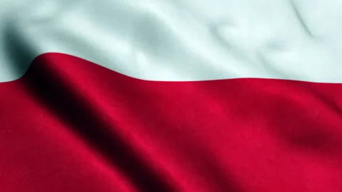 Flag of Poland animation. Loop. Video stock 229821746