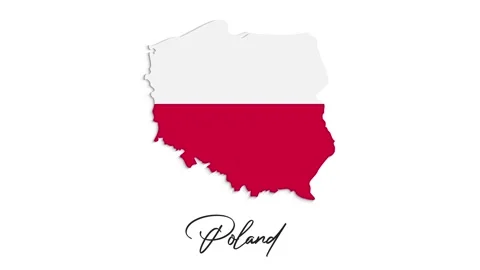 Flag of Poland - different types Poland Flag Stock Footage 150765124