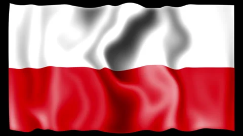 Flag of Poland Stock Footage 46470148
