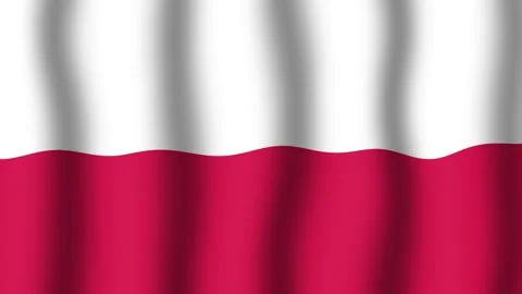 Flag of Poland Stock Footage 175838916