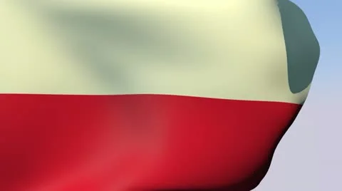 Flag of Poland HD 스톡 동영상 14725688