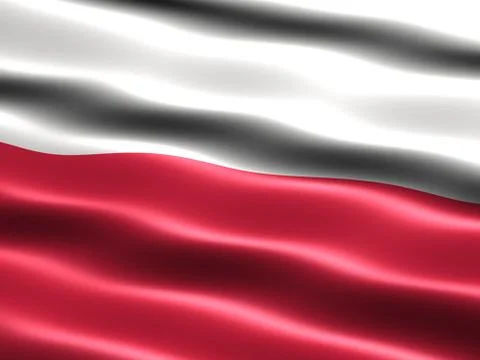 Flag of poland Иллюстрация