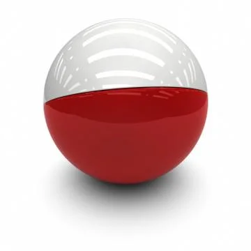 Flag of poland Stock Illustration