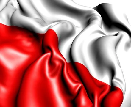 Flag of poland Stock Illustration