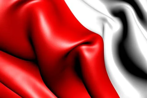 Flag of poland Stock Illustration
