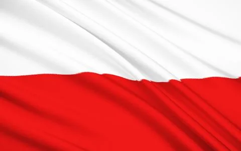 Flag of Poland Stock Illustration