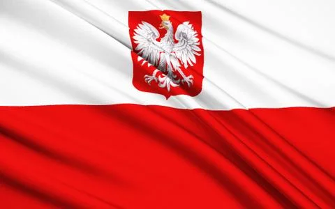 Flag of Poland Stock Illustration