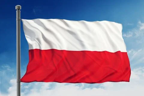 Flag of Poland Stock Illustration