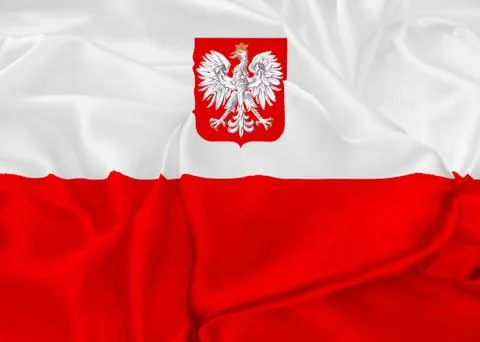 Flag of Poland Stock Illustration