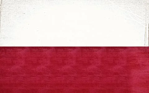 Flag of Poland Illustrazione stock
