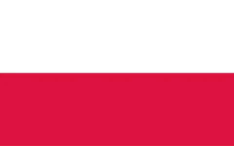 Flag of Poland Illustrazione stock