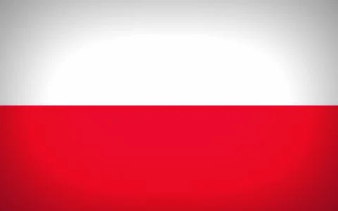 Flag of Poland Stock Illustration