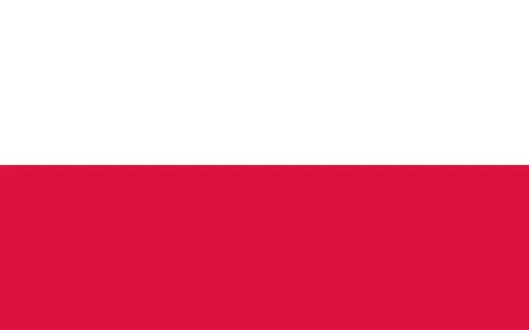 Flag of Poland Illustrazione stock