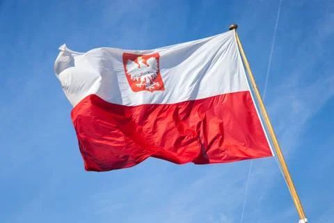Flag of Poland Stock Photos