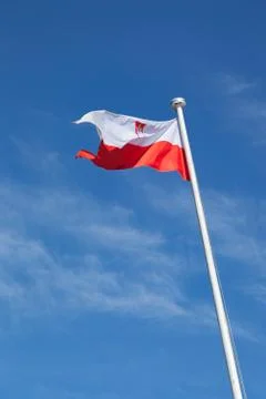 Flag of Poland Stock Photos
