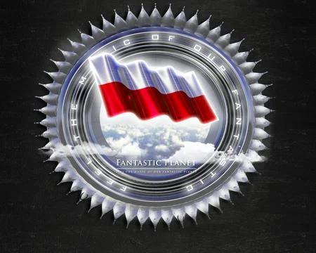 Flag Poland quality designer flag Stock Illustration