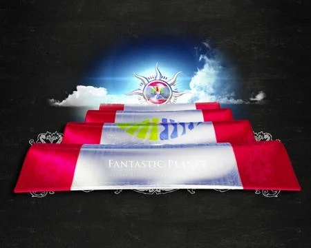 Flag Polynesia quality designer flag Stock Illustration