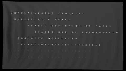 Flag of Populism Stock-Footage 79974654