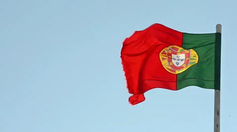 Flag of Portugal Stock Footage 25944175