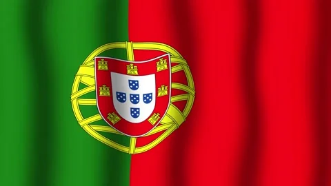 Flag of Portugal Vidéo 175855072