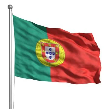 Flag of portugal Stock Illustration