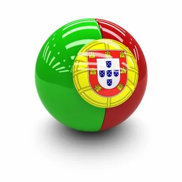 Flag of portugal Illustrazione stock